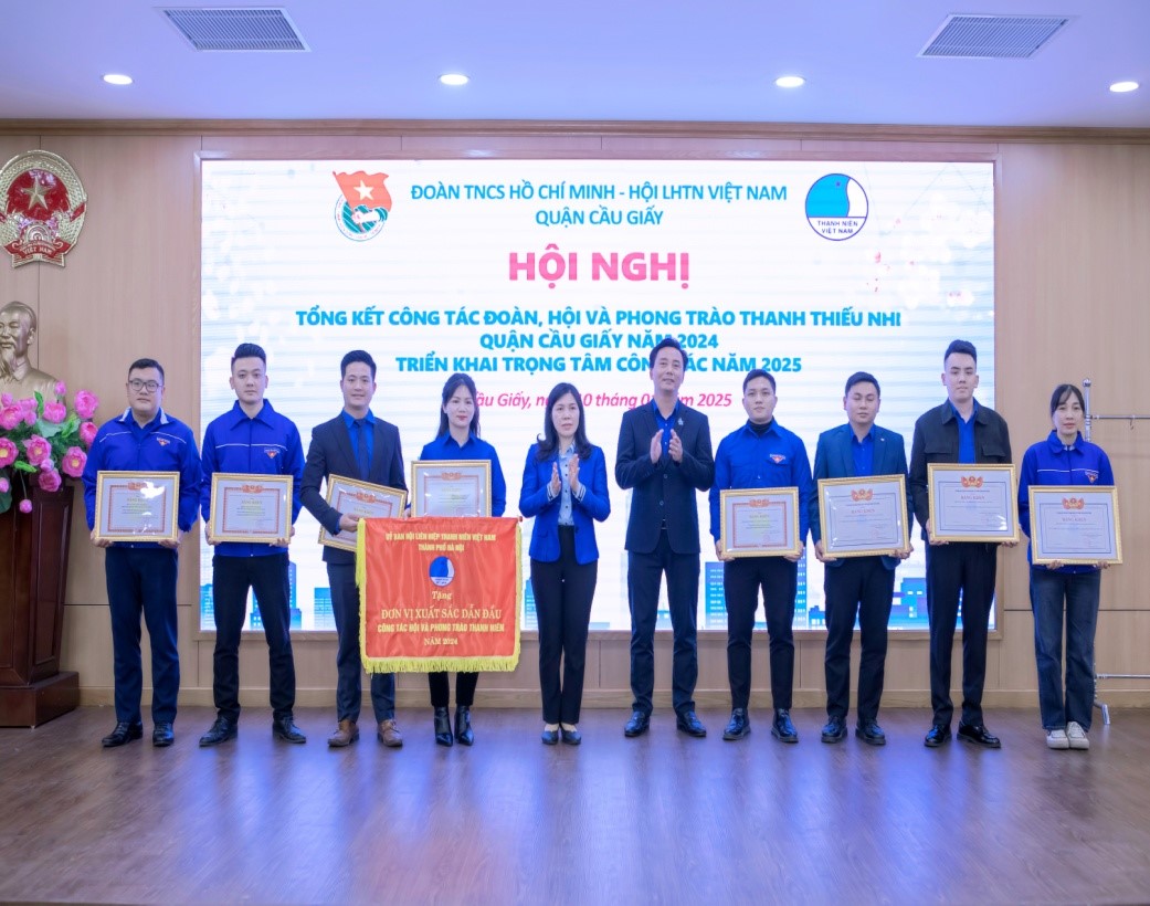 Hội nghị tổng kết công tác Đoàn, Hội và phong trào thanh thiếu nhi quận năm 2024. Triển khai trọng tâm công tác năm 2025